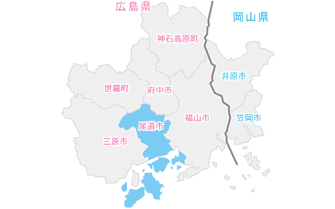 尾道市イラストマップ